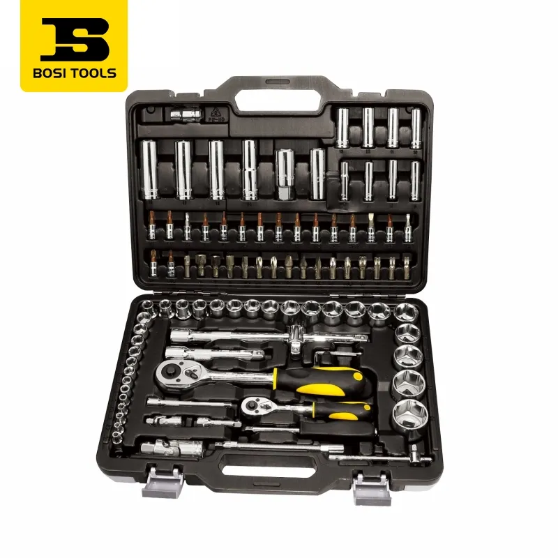 Set med 94 delar med 6,3 mm+12,5 mm serie metriska uttag